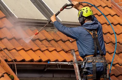 Démoussage et hydrofuge de toiture au Thillay