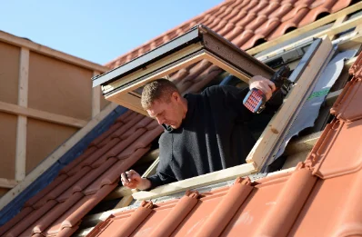 Pose de fenêtres de toit Velux au Thillay